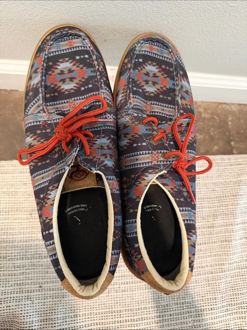 Men's HOOEY Patterned Casual Lace-Up Shoes